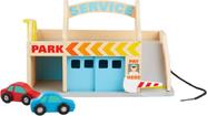 Playset Estacionamento Madeira Melissa & Doug 2 Carrinhos Playset Estacionamento Madeira Melissa & Doug 2 Carrinhos