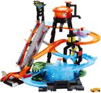 Playset Hot Wheels City Car Wash e Giant Gator com carro