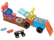 Playset Hot Wheels Monster Trucks Arena de - Demolição Color Shifter Mattel 16 Peças