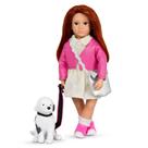 Playset Lori Mini Doll & Toy Dog com roupa para crianças de 3 anos ou mais