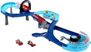 Playset Mattel Disney Pixar Cars - Lightning McQueen e Francesco Bernoulli - GRC Jumping Raceway