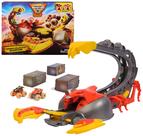 Playset Monster Jam Mini El Toro Loco com 2 caminhões de mais de 3 anos