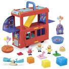 Playset Peppa Pig 2 em 1 - Ônibus de Festa com 3 Bonecos e 13 Acessórios