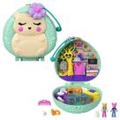 Playset Polly Pocket Hedgehog Cafe com 2 microbonecas e acessórios