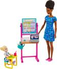 Playset: Professora de carreiras da Barbie com bonecas e móveis de moda