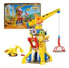 Playset Rubble & Crew Bark Yard Crane Tower Com Boneco Playset Rubble & Crew Bark Yard Crane Tower Com Boneco