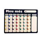 Plenejador Planner e Organizador Agenda Magnético Imã De Geladeira Porta Recados Mensal 30x40cm para superfície Magnética