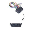 Plug 12 Vias Chicote do Retrovisor Golf Gol Voyage Fêmea 1.6 mm Plug 12 Vias Chicote do Retrovisor Golf Gol Voyage Fêmea 1.6 mm