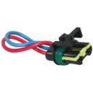 Plug 2 Conectores Do Chicote Eletroventilador Ventoinha Siena Palio Strada Tempra