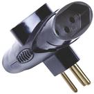 Plug 2P+T 10A 250V Preto - Tramontina - Tramontina