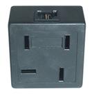 Plug Adaptador Duplo FONE/ FAX/ Modem Preto