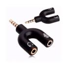 Plug Adaptador Spliter P2 x P3 Áudio Stéreo