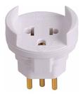 Plug Adaptador Universal 10A Branco 1211 - Ilumi