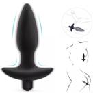 Plug Anal Com Alça e Capsula Vibratória de 10 Velocidades