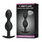Plug Anal com Duas Esferas com Peso Interno - Sex shop