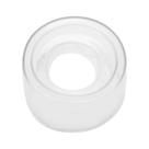 Plug Anal de Silicone Macio Cônico com Relevos Massageadores