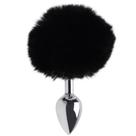 Plug Anal Em Metal 5,5 X 2,6Cm Com Pompom Vipmix