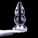 Plug Anal em Silicone Escalonado - 16,0 cm de Comprimento e 10,0 cm de Diâmetro