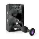 Plug Anal em Silicone Go Play Niu Preto