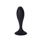 Plug Anal em silicone PRETO Formato redondo - 9,1x2,7 - SEXY IMPORT
