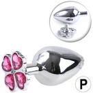 Plug Anal Formato de trevo Base de Rosqueavel - Tamanho P
