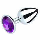 Plug Anal Iniciante P Estimulador Aço Inox Joia Brilhante