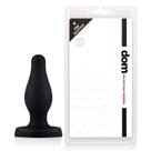 Plug Anal Preto com Ventosa - 11 x 4 cm