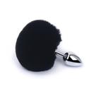 Plug Anal Tam. P com Pompom - 7 Cores Anal Plug Stainless
