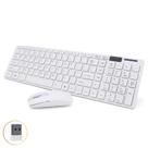Plug and Play: Kit Teclado e Mouse Sem Fio com Nano Receptor