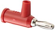 Plug banana Fluke Pomona 1825-2 sem solda, vermelho, pacote com 10 Plug banana Fluke Pomona 1825-2 sem solda, vermelho, pacote com 10