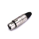 Plug Canon XLR Santo Angelo Cabo Fêmea L3FNN01 Unidade Plug Canon XLR Santo Angelo Cabo Fêmea L3FNN01 Unidade