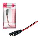 Plug Chicote Engate Rapido 2 Vias - Fio 1,00mm - 15cm
