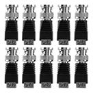Plug Conector Adaptador Bnc Borne Conex 1000 Intelbras 10 Unidades Cftv Cameras Vigilancia