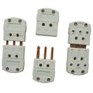 Plug conector para pt100 macho - fêmea