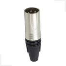 Plug Conector Profissional XLR Cannon Macho SB Plug Conector Profissional XLR Cannon Macho SB
