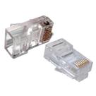 Plug Conector RJ45 Macho Cat 5e 8 vias - Crimpar