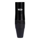Plug Conector XLR Macho TCD XLR3M-B 3 Pinos Profissional