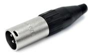 Plug Conector Xlr Santo Angelo Canon Macho Sa2x