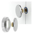 Plug De Latao C/ Canopla Cromada Rosca 1/2 Blister C/ 1 Peca