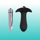PLUG em SILICONE com VIBRO 10 x 3,1 cm