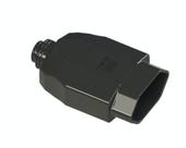 plug fêmea 180 2 polos + terra 20a preto - weg