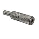Plug femea p2 jack j2 niquel j2 estereo niquel
