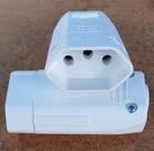 Plug Fêmea Tomada 2p+T 20a até 250v Branco