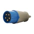 Plug Industrial Soprano 3P+T+N IP44 9H 16A 220240Vca Azul