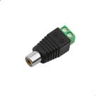 Plug Jack Rca Femea Borne Parafuso Chipsce