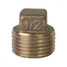 Plug Latao Metais Rei 1/2 Rosca Rosca Macho Amarelo 10199