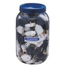 Plug Macho 2P 10 A 250 VPreto/Branco Em Pote c/120 Tramontina Plug Macho 2P 10 A 250 VPreto/Branco Em Pote c/120 Tramontina