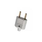 Plug Macho 2P 10A 250V Cinza Margirius