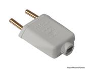 Plug Macho 2P 10A/250V Cz 39004 Prpb10-2 c/10pcs
