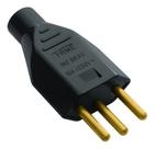 Plug Macho 2p+t 10a Preto 2142 - Fame
